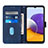Custodia Portafoglio In Pelle Cover con Supporto Y01B per Samsung Galaxy A22s 5G