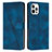 Custodia Portafoglio In Pelle Cover con Supporto Y01X per Apple iPhone 14 Pro Max Blu