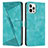 Custodia Portafoglio In Pelle Cover con Supporto Y01X per Apple iPhone 15 Pro Verde