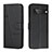 Custodia Portafoglio In Pelle Cover con Supporto Y01X per Google Pixel 7 5G Nero