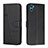 Custodia Portafoglio In Pelle Cover con Supporto Y01X per Motorola Moto E22S Nero