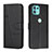 Custodia Portafoglio In Pelle Cover con Supporto Y01X per Motorola Moto Edge 20 Lite 5G Nero