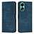 Custodia Portafoglio In Pelle Cover con Supporto Y01X per Oppo A18 Blu