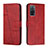 Custodia Portafoglio In Pelle Cover con Supporto Y01X per Oppo A53s 5G Rosso