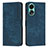 Custodia Portafoglio In Pelle Cover con Supporto Y01X per Oppo A58 4G Blu
