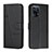 Custodia Portafoglio In Pelle Cover con Supporto Y01X per Oppo Find X5 5G Nero