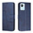 Custodia Portafoglio In Pelle Cover con Supporto Y01X per Realme Narzo 50i Prime Blu