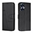 Custodia Portafoglio In Pelle Cover con Supporto Y01X per Realme Narzo N55 Nero