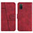 Custodia Portafoglio In Pelle Cover con Supporto Y01X per Samsung Galaxy A02s Rosso
