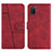 Custodia Portafoglio In Pelle Cover con Supporto Y01X per Samsung Galaxy A03s Rosso