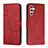 Custodia Portafoglio In Pelle Cover con Supporto Y01X per Samsung Galaxy A04s Rosso