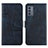 Custodia Portafoglio In Pelle Cover con Supporto Y01X per Samsung Galaxy A05s Blu