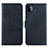 Custodia Portafoglio In Pelle Cover con Supporto Y01X per Samsung Galaxy A22 5G Blu