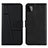 Custodia Portafoglio In Pelle Cover con Supporto Y01X per Samsung Galaxy A22 5G Nero