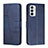 Custodia Portafoglio In Pelle Cover con Supporto Y01X per Samsung Galaxy F23 5G Blu