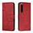 Custodia Portafoglio In Pelle Cover con Supporto Y01X per Sony Xperia 1 IV SO-51C Rosso