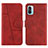 Custodia Portafoglio In Pelle Cover con Supporto Y01X per Xiaomi Mi 11i 5G Rosso