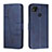 Custodia Portafoglio In Pelle Cover con Supporto Y01X per Xiaomi POCO C3 Blu