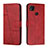 Custodia Portafoglio In Pelle Cover con Supporto Y01X per Xiaomi POCO C3 Rosso