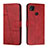 Custodia Portafoglio In Pelle Cover con Supporto Y01X per Xiaomi POCO C31 Rosso