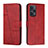 Custodia Portafoglio In Pelle Cover con Supporto Y01X per Xiaomi Poco F5 5G Rosso