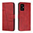 Custodia Portafoglio In Pelle Cover con Supporto Y01X per Xiaomi Poco M4 5G Rosso