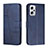 Custodia Portafoglio In Pelle Cover con Supporto Y01X per Xiaomi Poco X4 GT 5G Blu