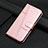 Custodia Portafoglio In Pelle Cover con Supporto Y01X per Xiaomi Poco X5 Pro 5G Oro Rosa