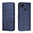 Custodia Portafoglio In Pelle Cover con Supporto Y01X per Xiaomi Redmi 9 Activ Blu