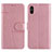 Custodia Portafoglio In Pelle Cover con Supporto Y01X per Xiaomi Redmi 9i Oro Rosa