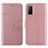 Custodia Portafoglio In Pelle Cover con Supporto Y01X per Xiaomi Redmi K30S 5G Oro Rosa