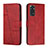 Custodia Portafoglio In Pelle Cover con Supporto Y01X per Xiaomi Redmi Note 11 4G (2022) Rosso