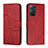 Custodia Portafoglio In Pelle Cover con Supporto Y01X per Xiaomi Redmi Note 11 Pro 4G Rosso