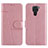 Custodia Portafoglio In Pelle Cover con Supporto Y01X per Xiaomi Redmi Note 9 Oro Rosa