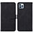 Custodia Portafoglio In Pelle Cover con Supporto Y02B per Apple iPhone 13 Pro Max Nero