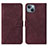 Custodia Portafoglio In Pelle Cover con Supporto Y02B per Apple iPhone 15 Plus