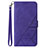 Custodia Portafoglio In Pelle Cover con Supporto Y02B per Google Pixel 8 5G Viola