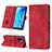 Custodia Portafoglio In Pelle Cover con Supporto Y02B per Huawei Enjoy 50