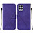 Custodia Portafoglio In Pelle Cover con Supporto Y02B per Realme 8i Viola