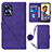 Custodia Portafoglio In Pelle Cover con Supporto Y02B per Realme C55 Viola