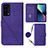 Custodia Portafoglio In Pelle Cover con Supporto Y02B per Realme GT Master 5G Viola