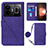 Custodia Portafoglio In Pelle Cover con Supporto Y02B per Realme GT Neo5 5G Viola