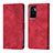 Custodia Portafoglio In Pelle Cover con Supporto Y02B per Vivo V23e Rosso