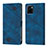 Custodia Portafoglio In Pelle Cover con Supporto Y02B per Vivo Y01A Blu