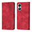 Custodia Portafoglio In Pelle Cover con Supporto Y02B per Vivo Y02S Rosso