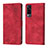 Custodia Portafoglio In Pelle Cover con Supporto Y02B per Vivo Y31 (2021) Rosso