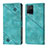 Custodia Portafoglio In Pelle Cover con Supporto Y02B per Vivo Y33T Verde