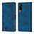 Custodia Portafoglio In Pelle Cover con Supporto Y02B per Vivo Y51 (2021) Blu