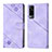 Custodia Portafoglio In Pelle Cover con Supporto Y02B per Vivo Y51 (2021) Lavanda