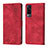 Custodia Portafoglio In Pelle Cover con Supporto Y02B per Vivo Y53s NFC Rosso